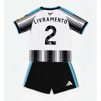 Newcastle United Tino Livramento #2 Maglia Gara Casa Repliche 2026-27 Bambino Maniche Corte